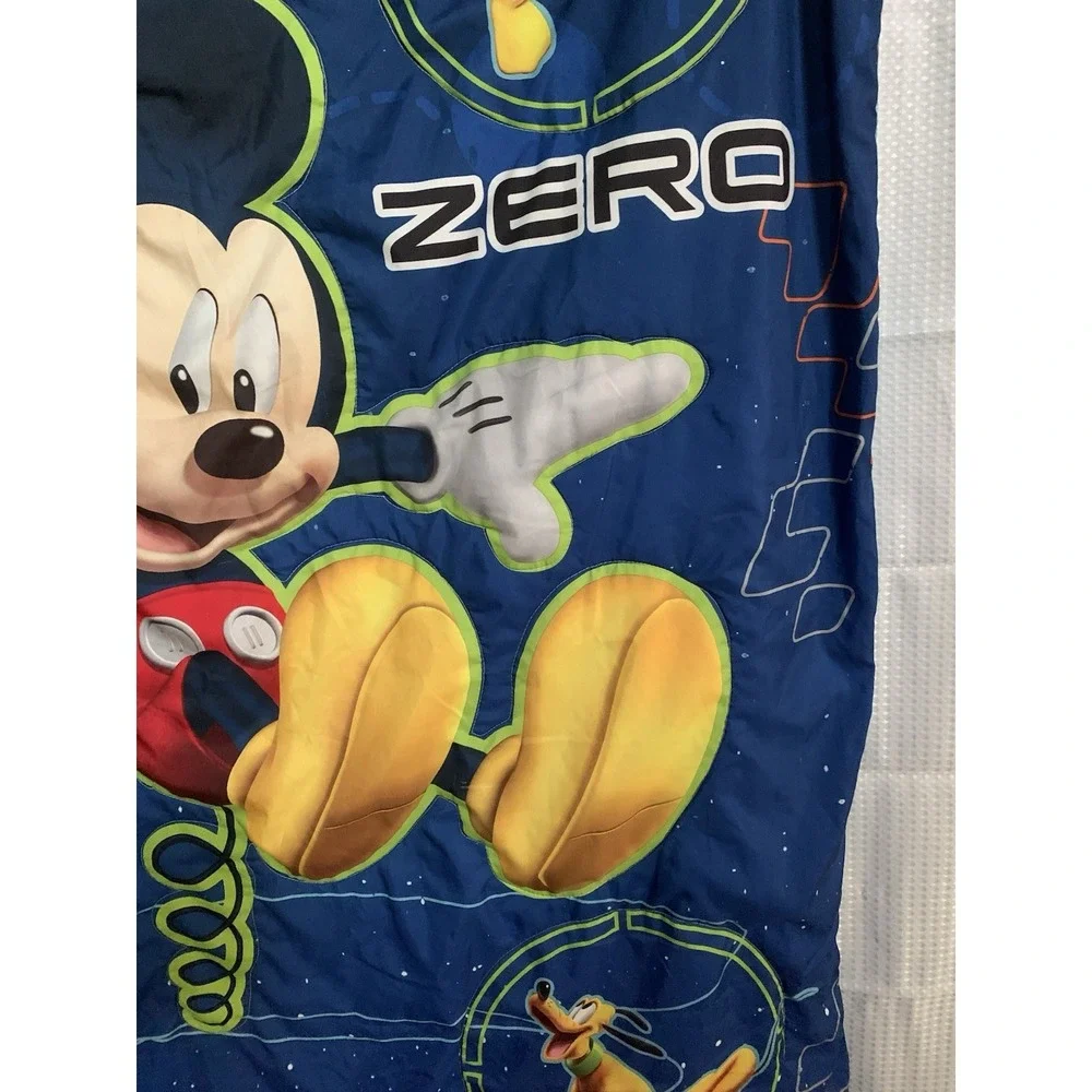 Disney‎ Mickey Kids Blanket Comforter & Top sheet Donald Duck, Pluto Space 40x55